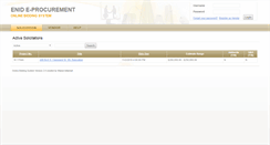 Desktop Screenshot of bids.enid.org